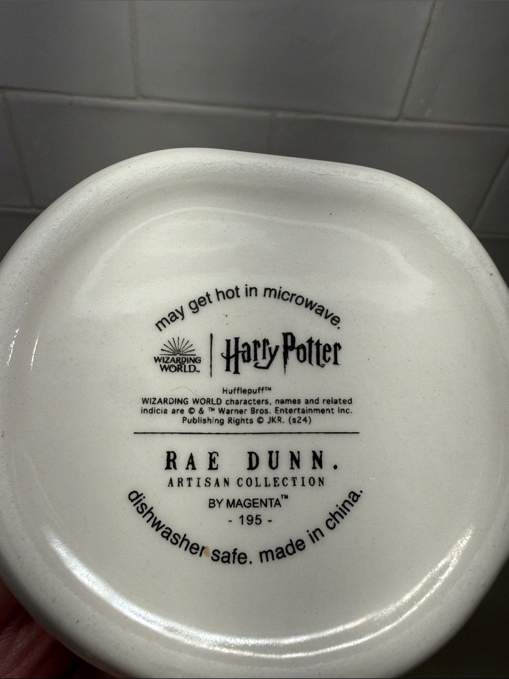 Rae Dunn Hufflepuff Mug - Picture 4 of 4